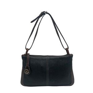 Dooney & Bourke Black & Brown Vintage Shoulder Bag